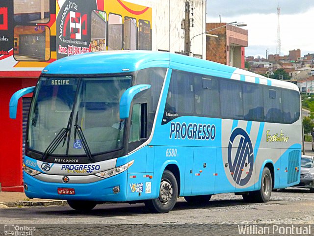 Auto Viação Progresso 6580 na cidade de Caruaru, Pernambuco, Brasil, por Willian Pontual. Número da foto: #2479949.