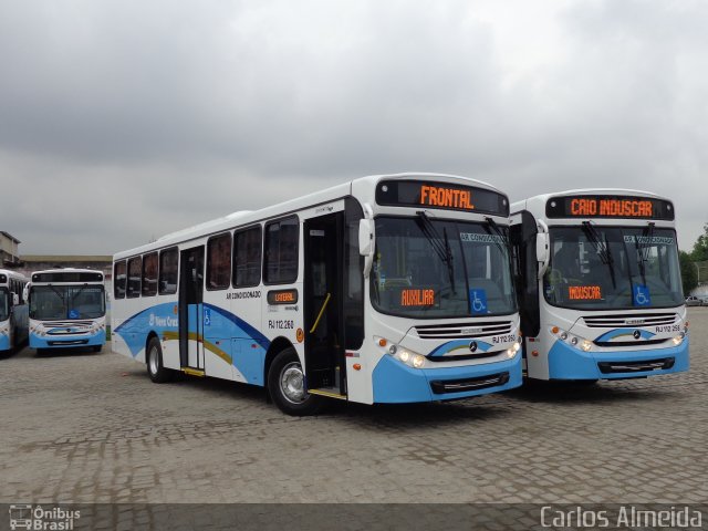 Auto Viação Vera Cruz - Belford Roxo RJ 112.260 na cidade de Belford Roxo, Rio de Janeiro, Brasil, por Carlos Almeida. ID da foto: 2480140.