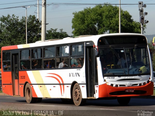 VIAN - Viação Anapolina 26310 na cidade de Brasília, Distrito Federal, Brasil, por João Victor. Número da foto: #2480126.