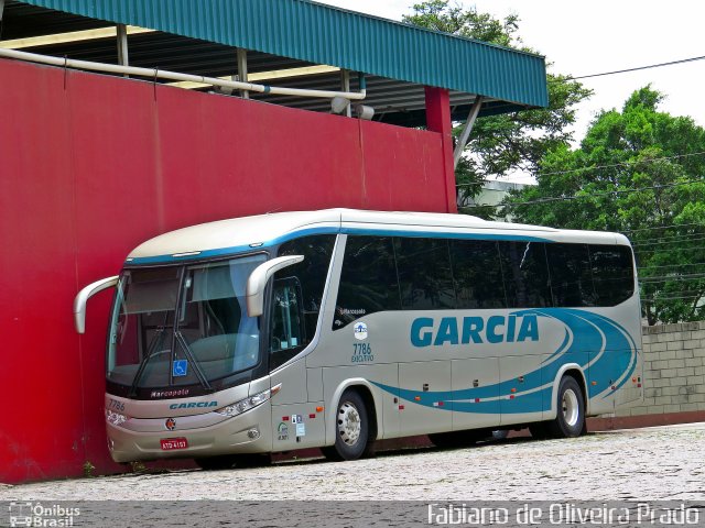 Viação Garcia 7786 na cidade de São Paulo, São Paulo, Brasil, por Fabiano de Oliveira Prado. Número da foto: #2481542.