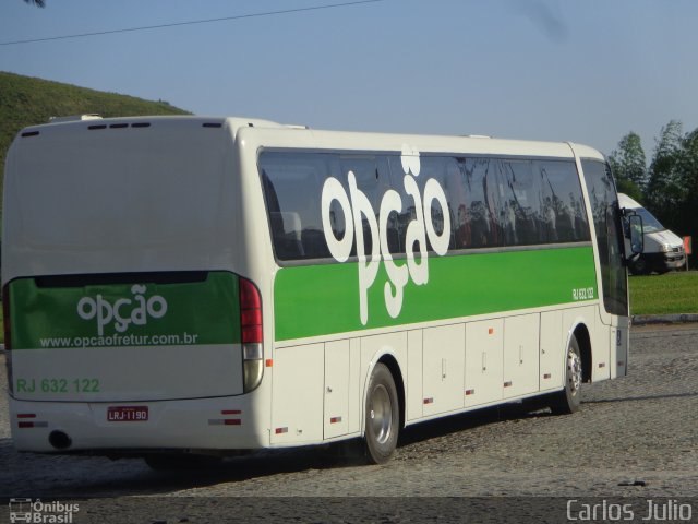 Opção Fretamento e Turismo RJ 632.122 na cidade de Casimiro de Abreu, Rio de Janeiro, Brasil, por Carlos Julio. Número da foto: #2482274.