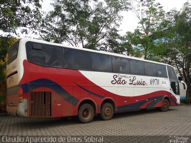 Expresso São Luiz 6970 na cidade de Ji-Paraná, Rondônia, Brasil, por Claudio Aparecido de Deus Sobral. ID da foto: 2481588.