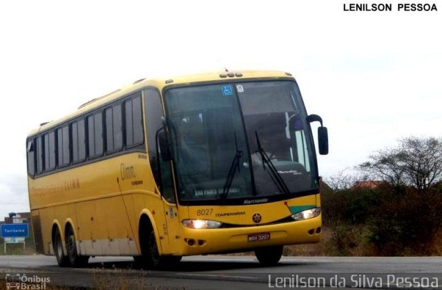 Viação Itapemirim 8027 na cidade de Toritama, Pernambuco, Brasil, por Lenilson da Silva Pessoa. Número da foto: #2481735.