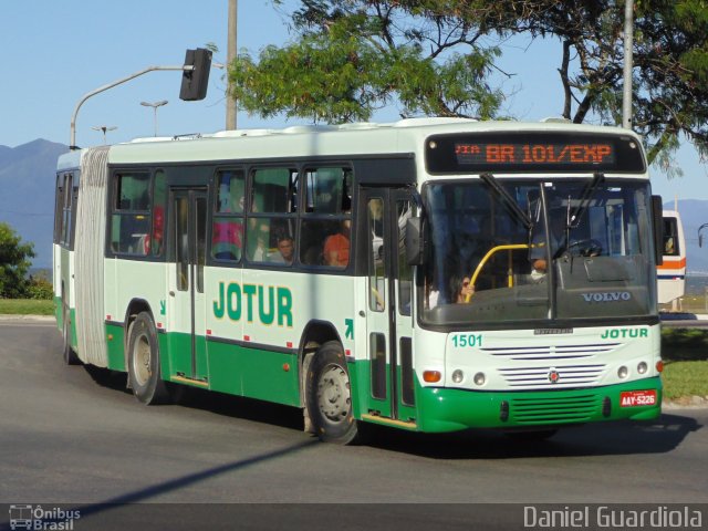 Jotur - Auto Ônibus e Turismo Josefense 1501 na cidade de Florianópolis, Santa Catarina, Brasil, por Daniel Guardiola. ID da foto: 2482191.