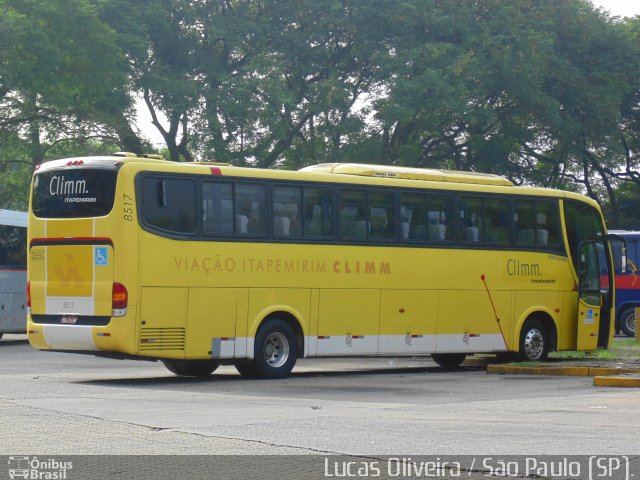 Viação Itapemirim 8517 na cidade de São Paulo, São Paulo, Brasil, por Lucas Oliveira. ID da foto: 2482962.