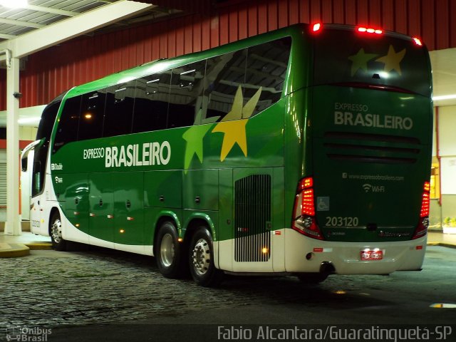 Expresso Brasileiro 203120 na cidade de Guaratinguetá, São Paulo, Brasil, por Fabio Alcantara. Número da foto: #2483233.