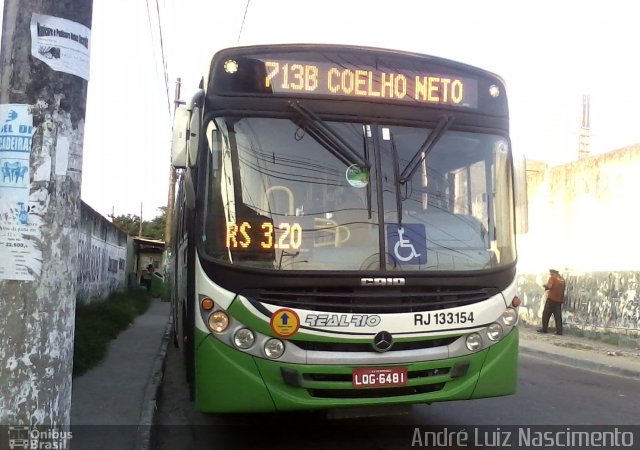 Expresso Real Rio RJ 133.154 na cidade de Nova Iguaçu, Rio de Janeiro, Brasil, por André Luiz Nascimento. Número da foto: #2483260.