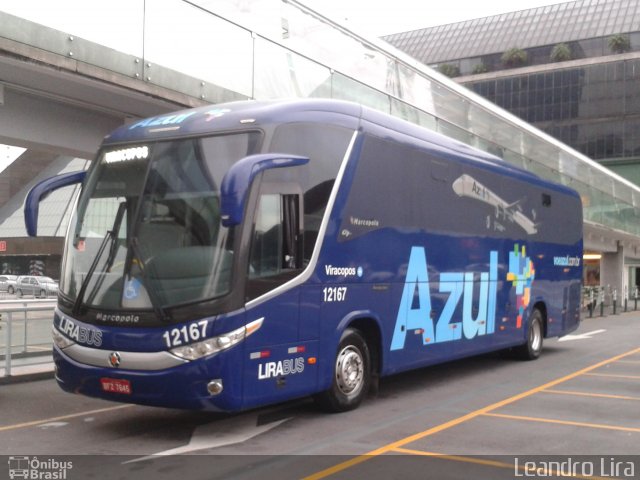 Lirabus 12167 na cidade de São Paulo, São Paulo, Brasil, por Leandro Lira. Número da foto: #2483669.