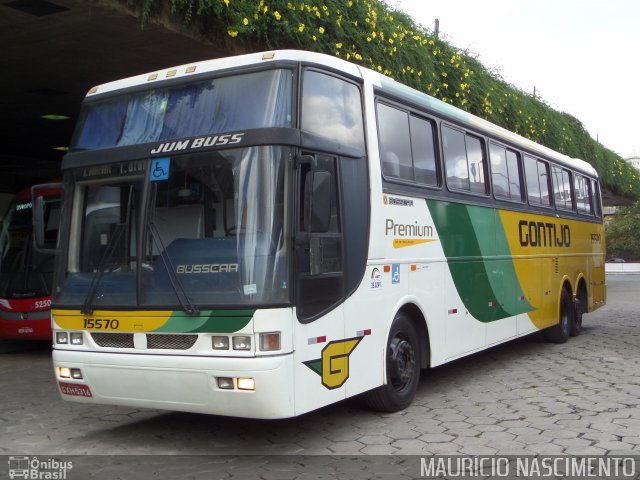 Empresa Gontijo de Transportes 15570 na cidade de Belo Horizonte, Minas Gerais, Brasil, por Maurício Nascimento. ID da foto: 2483360.