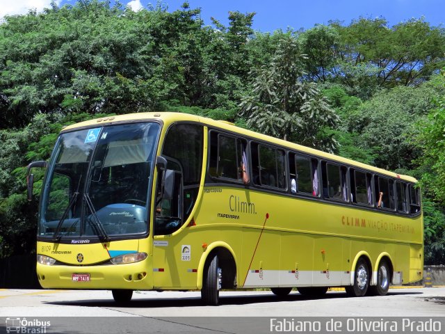 Viação Itapemirim 8109 na cidade de São Paulo, São Paulo, Brasil, por Fabiano de Oliveira Prado. Número da foto: #2483197.