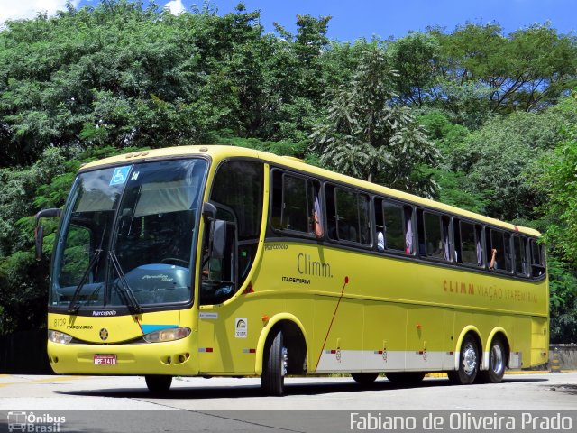 Viação Itapemirim 8109 na cidade de São Paulo, São Paulo, Brasil, por Fabiano de Oliveira Prado. ID da foto: 2483197.