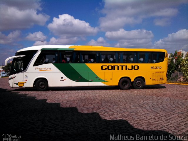 Empresa Gontijo de Transportes 18210 na cidade de Americana, São Paulo, Brasil, por Matheus Barreto de Souza. ID da foto: 2483601.