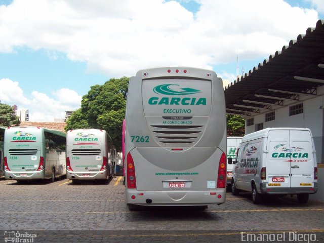 Viação Garcia 7262 na cidade de Maringá, Paraná, Brasil, por Emanoel Diego.. Número da foto: #2483375.