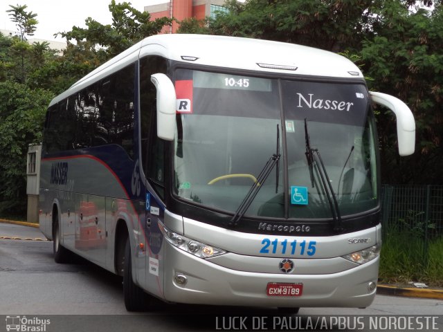 Viação Nasser 211115 na cidade de São Paulo, São Paulo, Brasil, por Luis de Ricado Brito. Número da foto: #2485740.