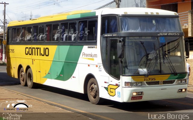 Empresa Gontijo de Transportes 15795 na cidade de Araxá, Minas Gerais, Brasil, por Lucas Borges . ID da foto: 2485168.