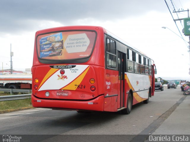 Viação Lira 7824 na cidade de Cabreúva, São Paulo, Brasil, por Daniela Costa. Número da foto: #2484761.