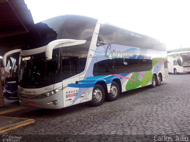 ComperTur Transportes Turísticos 12220 na cidade de Casimiro de Abreu, Rio de Janeiro, Brasil, por Carlos Julio. ID da foto: 2486186.