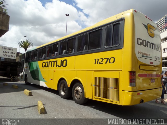 Empresa Gontijo de Transportes 11270 na cidade de Belo Horizonte, Minas Gerais, Brasil, por Maurício Nascimento. ID da foto: 2487974.