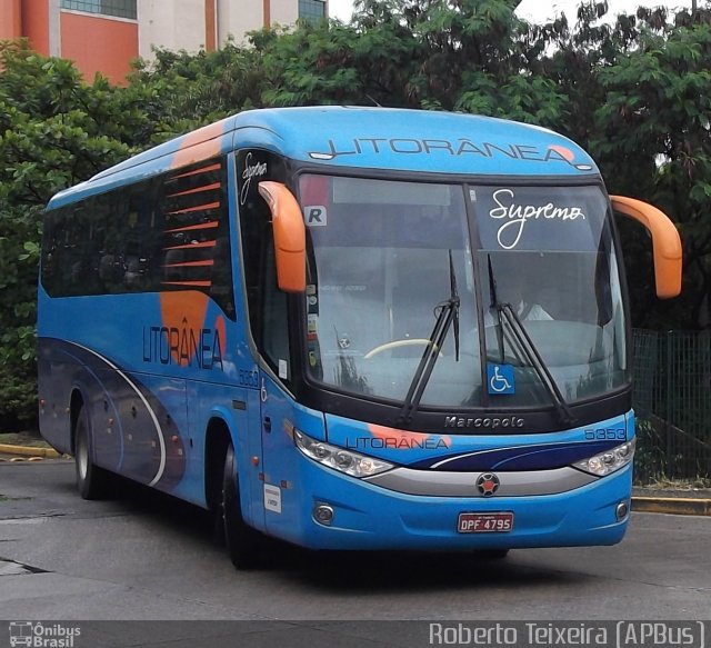 Litorânea Transportes Coletivos 5353 na cidade de São Paulo, São Paulo, Brasil, por Roberto Teixeira. Número da foto: #2488537.