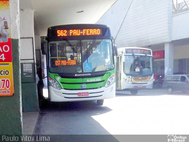 Viação Vera Cruz RJ 205.032 na cidade de Duque de Caxias, Rio de Janeiro, Brasil, por Paulo Vitor Lima. Número da foto: #2488311.