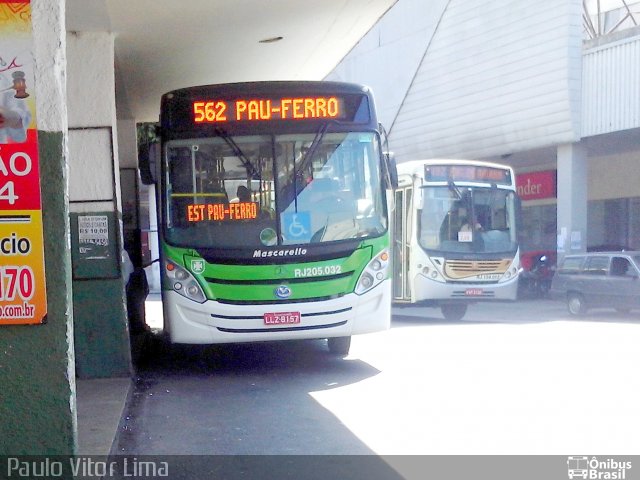 Viação Vera Cruz RJ 205.032 na cidade de Duque de Caxias, Rio de Janeiro, Brasil, por Paulo Vitor Lima. ID da foto: 2488311.