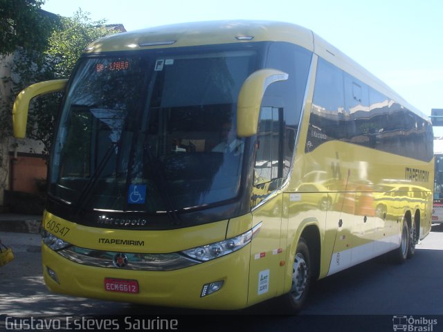 Viação Itapemirim 60547 na cidade de Rio de Janeiro, Rio de Janeiro, Brasil, por Gustavo Esteves Saurine. Número da foto: #2488414.