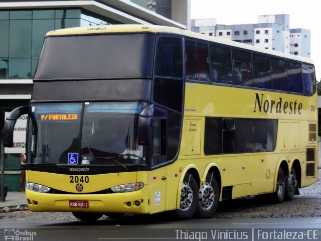 Viação Nordeste 2040 na cidade de Fortaleza, Ceará, Brasil, por Thiago Vinicius. Número da foto: #2487134.