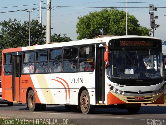 VIAN - Viação Anapolina 28301 na cidade de Brasília, Distrito Federal, Brasil, por João Victor. Número da foto: #2456081.