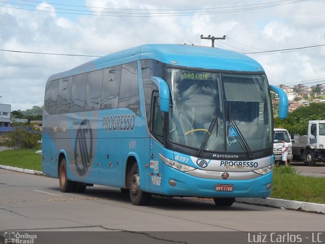 Auto Viação Progresso 6191 na cidade de Recife, Pernambuco, Brasil, por Luiz Carlos de Santana. Número da foto: #2455871.