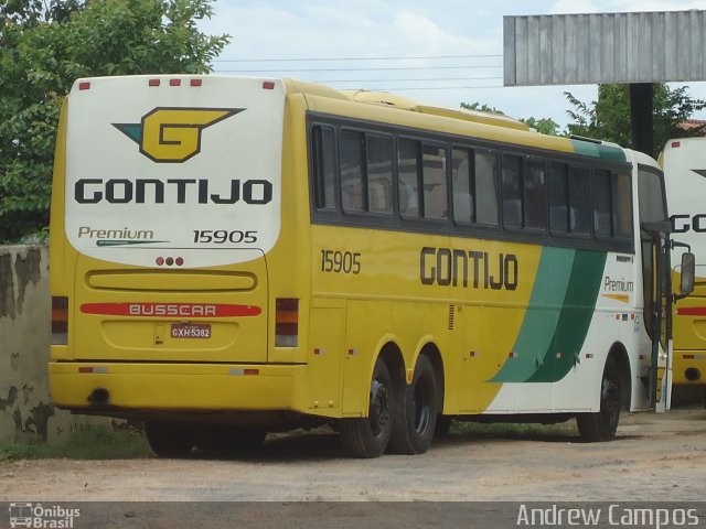 Empresa Gontijo de Transportes 15905 na cidade de Pirapora, Minas Gerais, Brasil, por Andrew Campos. ID da foto: 2455155.