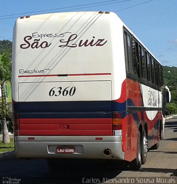 Expresso São Luiz 6360 na cidade de Piranhas, Goiás, Brasil, por Carlos Alexsandro Sousa Morais. Número da foto: #2455595.