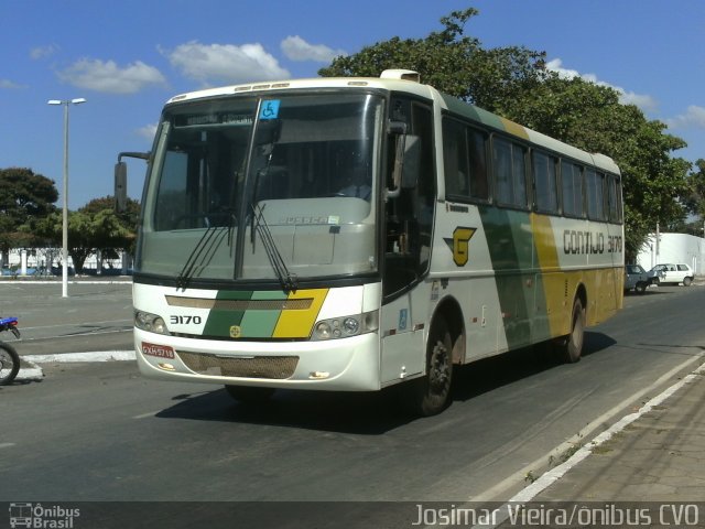 Empresa Gontijo de Transportes 3170 na cidade de Curvelo, Minas Gerais, Brasil, por Josimar Vieira. ID da foto: 2456243.