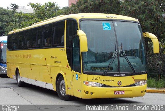 Viação Itapemirim 5401 na cidade de São Paulo, São Paulo, Brasil, por Cristiano Soares da Silva. Número da foto: #2455543.