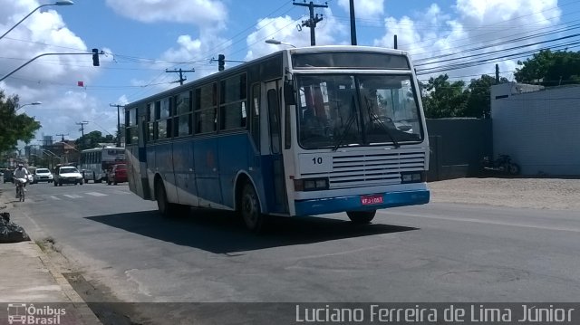 Ônibus Particulares 10 na cidade de Recife, Pernambuco, Brasil, por Luciano Ferreira de Lima Júnior. Número da foto: #2456590.