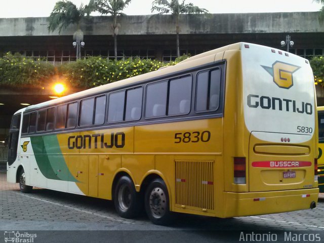 Empresa Gontijo de Transportes 5830 na cidade de Belo Horizonte, Minas Gerais, Brasil, por Antonio  Marcos. Número da foto: #2455378.
