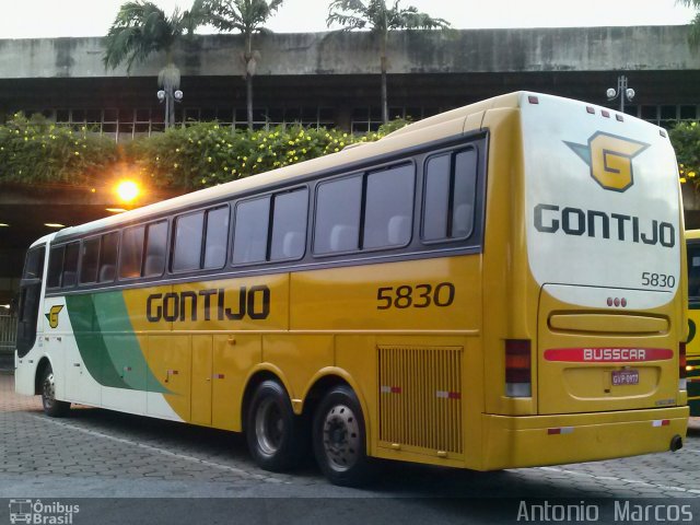 Empresa Gontijo de Transportes 5830 na cidade de Belo Horizonte, Minas Gerais, Brasil, por Antonio  Marcos. ID da foto: 2455378.