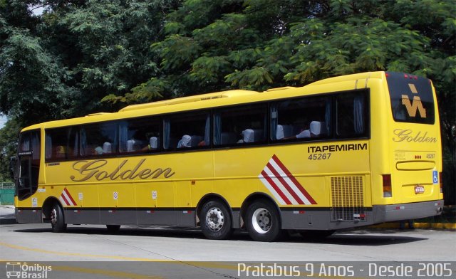 Viação Itapemirim 45267 na cidade de São Paulo, São Paulo, Brasil, por Cristiano Soares da Silva. Número da foto: #2455546.