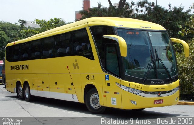 Viação Itapemirim 60663 na cidade de São Paulo, São Paulo, Brasil, por Cristiano Soares da Silva. Número da foto: #2455520.