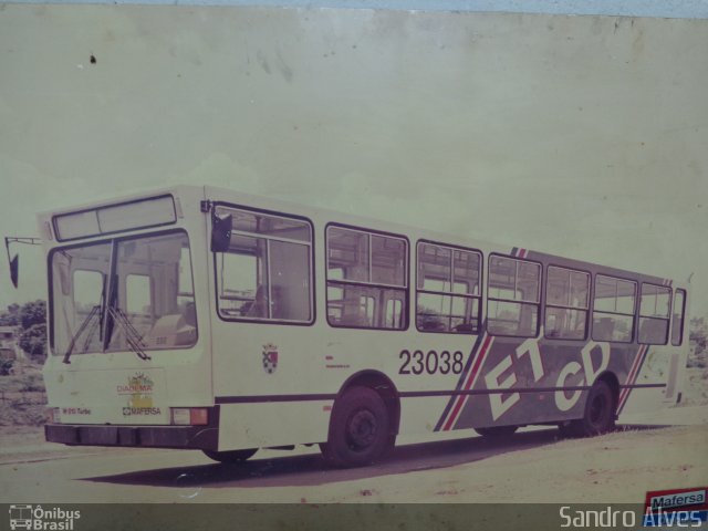ETCD - Empresa de Transporte Coletivo de Diadema 23038 na cidade de Diadema, São Paulo, Brasil, por Sandro Alves. Número da foto: #2455502.