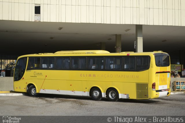 Viação Itapemirim 8001 na cidade de Caruaru, Pernambuco, Brasil, por Thiago Alex. ID da foto: 2455846.