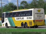 Empresa Gontijo de Transportes 15760 na cidade de Ipatinga, Minas Gerais, Brasil, por Andrey Gustavo. ID da foto: :id.