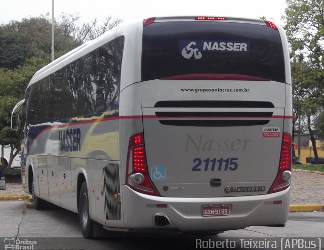 Viação Nasser 211115 na cidade de São Paulo, São Paulo, Brasil, por Roberto Teixeira. ID da foto: 2490143.