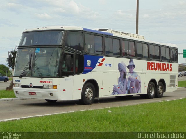 Reunidas Transportes Coletivos 10708 na cidade de Florianópolis, Santa Catarina, Brasil, por Daniel Guardiola. Número da foto: #2489814.