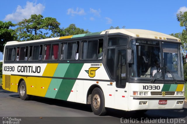 Empresa Gontijo de Transportes 10330 na cidade de Montes Claros, Minas Gerais, Brasil, por Carlos Eduardo Lopes. ID da foto: 2488762.