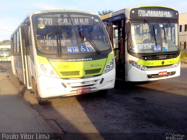 Viação Vila Real B11637 na cidade de Rio de Janeiro, Rio de Janeiro, Brasil, por Paulo Vitor Lima. Número da foto: #2489348.