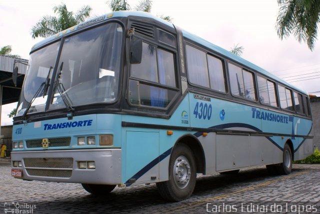 Transnorte - Transporte e Turismo Norte de Minas 4300 na cidade de Montes Claros, Minas Gerais, Brasil, por Carlos Eduardo Lopes. ID da foto: 2489693.