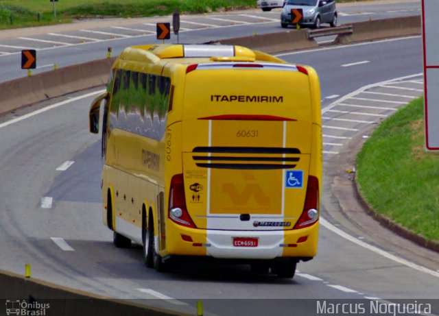 Viação Itapemirim 60631 na cidade de Barra Mansa, Rio de Janeiro, Brasil, por Marcus Nogueira . Número da foto: #2488929.