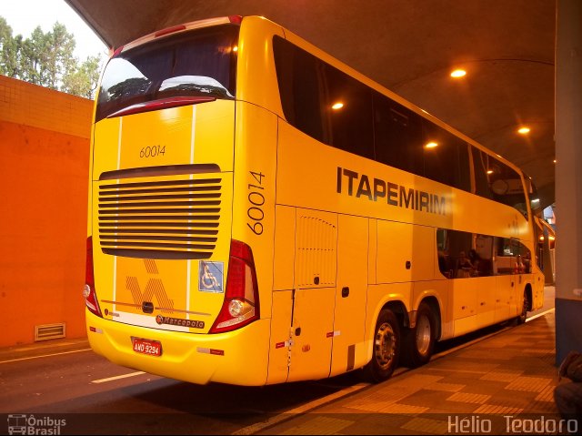 Viação Itapemirim 60014 na cidade de Volta Redonda, Rio de Janeiro, Brasil, por Hélio  Teodoro. Número da foto: #2489666.