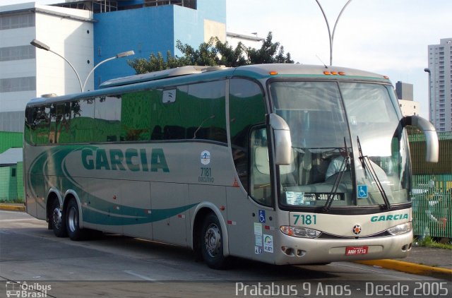 Viação Garcia 7181 na cidade de São Paulo, São Paulo, Brasil, por Cristiano Soares da Silva. Número da foto: #2490900.