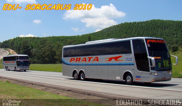 Expresso de Prata 260137 na cidade de Araçariguama, São Paulo, Brasil, por EDUARDO - SOROCABUS. Número da foto: #2491075.